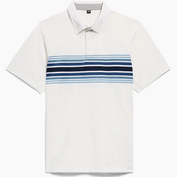 Public Rec “All Fore It” Blue Sunset Golf Shirt - Picture 2 of 7